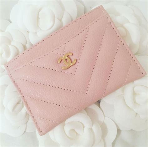 chanel pink chevron card holder|36 Designer Cardholders You'll Buy Now and Use Forever.